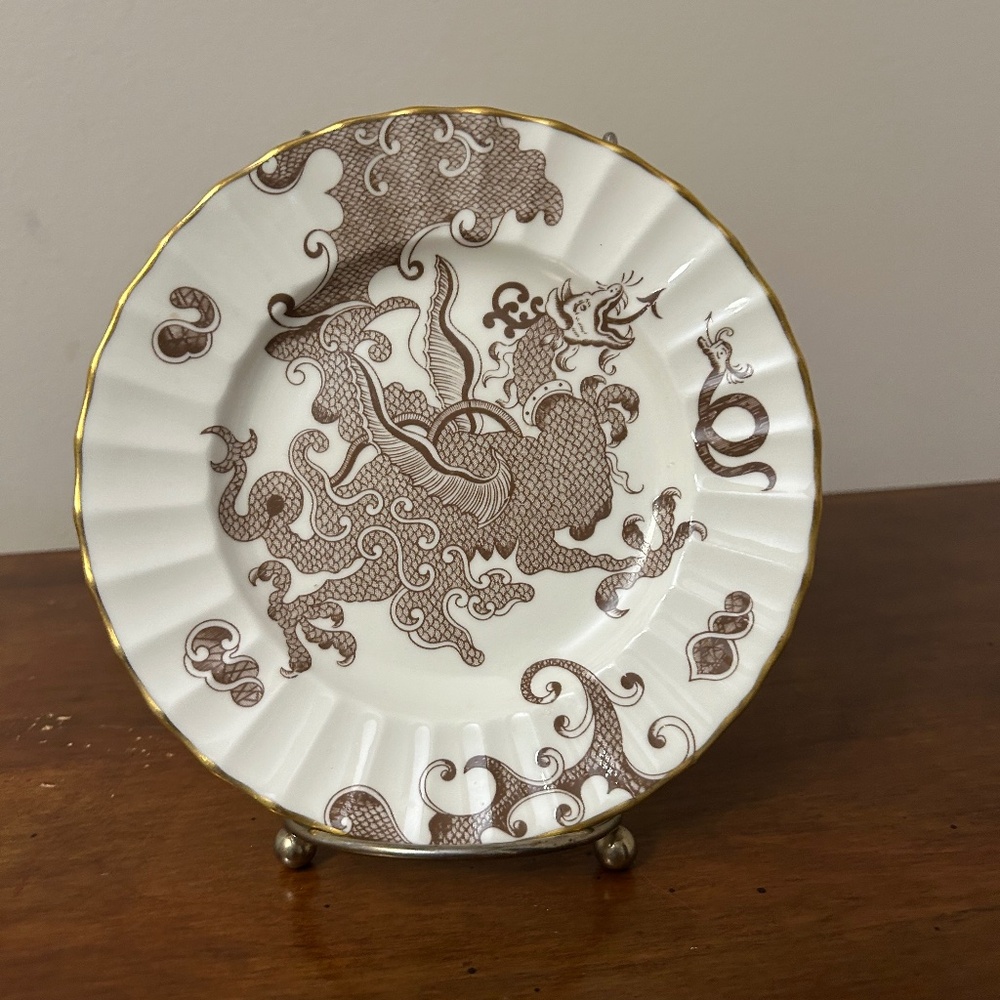 Royal Worcester rare Dragon Sorrel six-inch bread and butter plate.